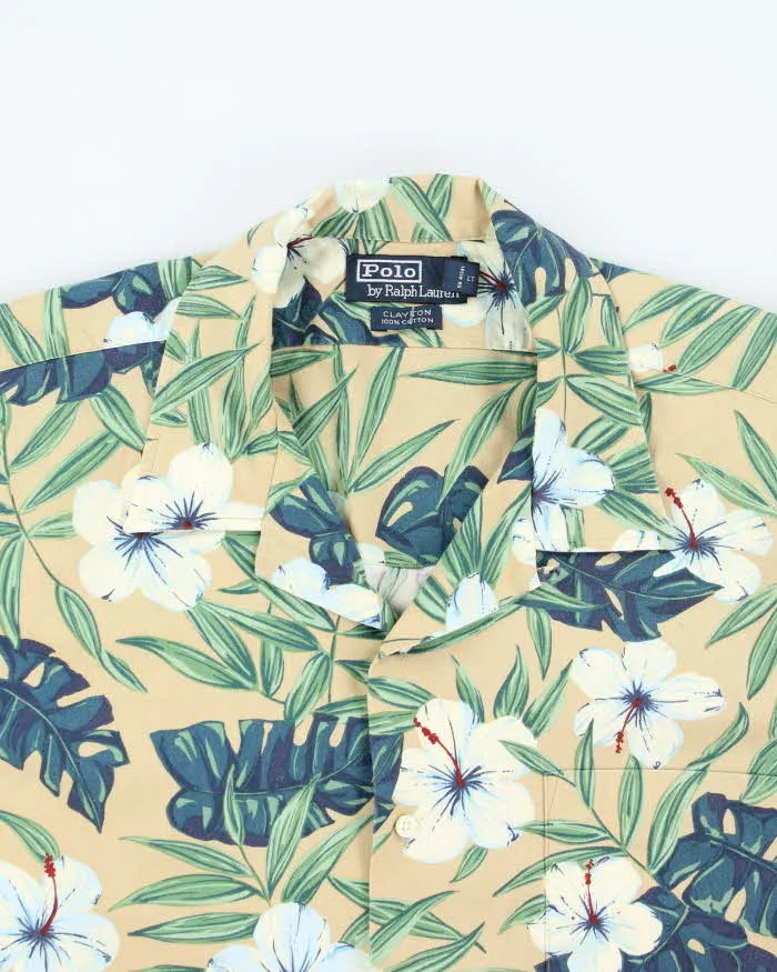 Vintage 2000's Ralph Lauren Floral Print Hawaiian Shirt - L sold by Rokit product image thumbnail 3