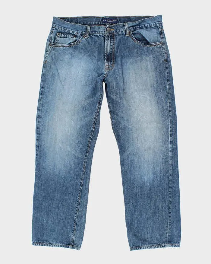 U.S. Polo Assn. Medium Wash Blue Jeans - W38 L30 sold by Rokit