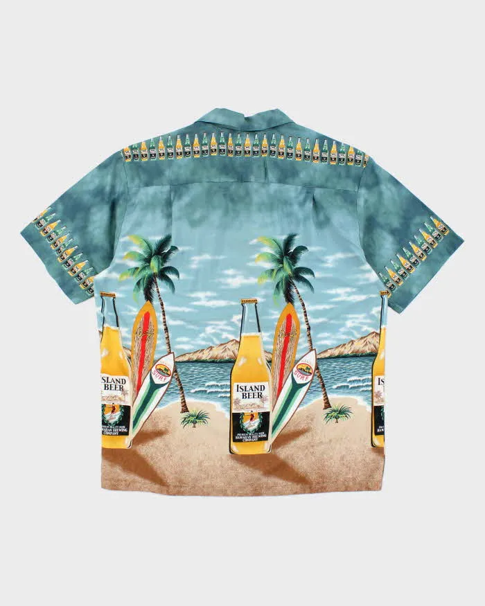 Vintage Ky's Beer Bottle Hawaiian Shirt - L sold by Rokit product image thumbnail 2