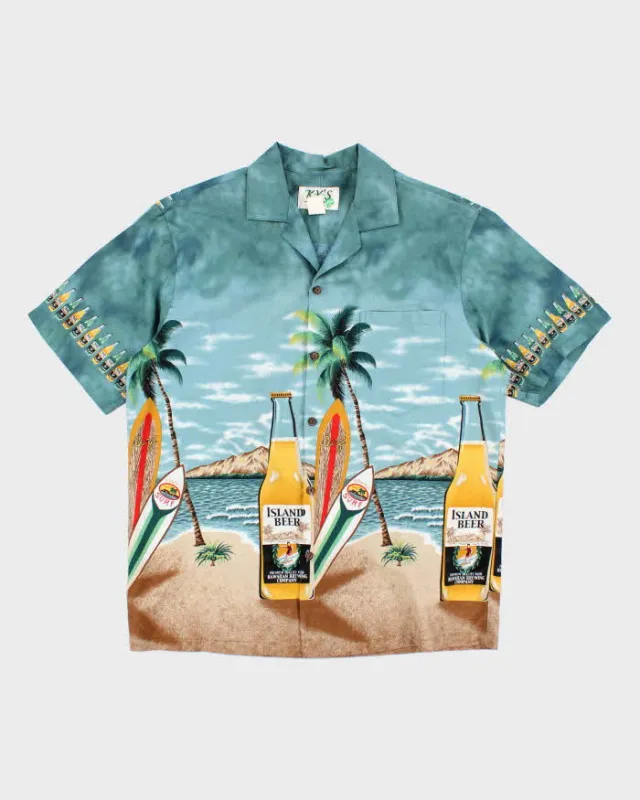 Vintage Ky's Beer Bottle Hawaiian Shirt - L sold by Rokit