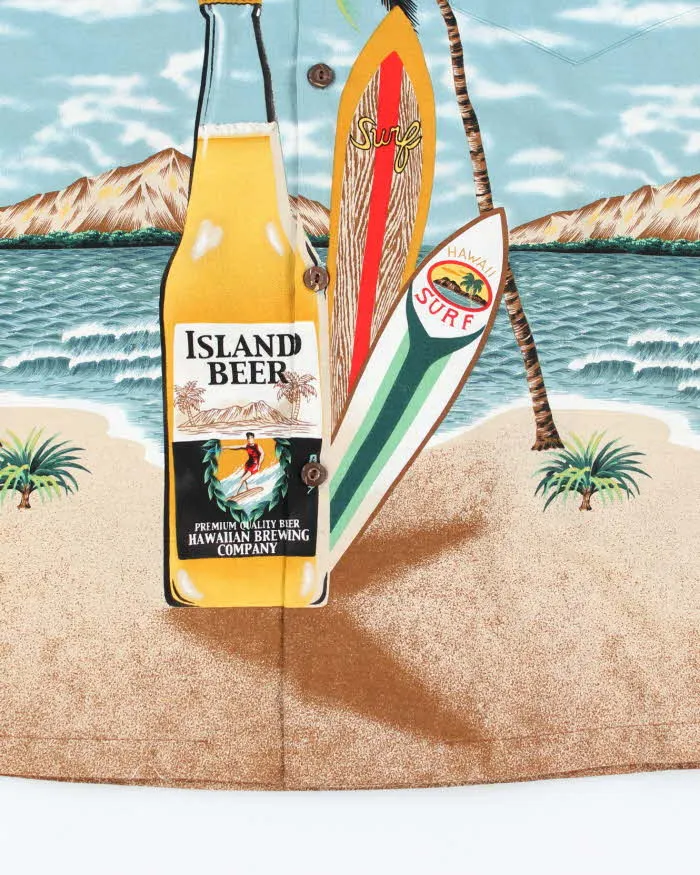 Vintage Ky's Beer Bottle Hawaiian Shirt - L sold by Rokit product image thumbnail 3