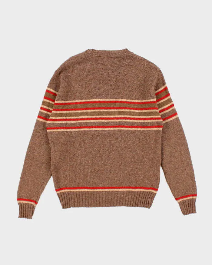 Vintage Club Fellow Striped Wool Blend Knit Jumper - M sold by Rokit product image thumbnail 2