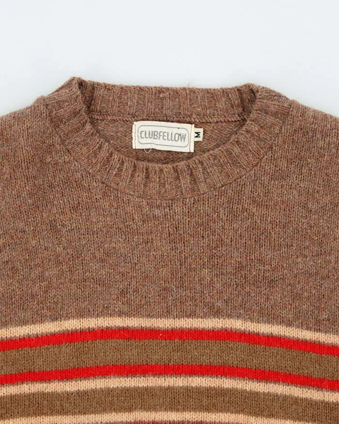 Vintage Club Fellow Striped Wool Blend Knit Jumper - M sold by Rokit product image thumbnail 3