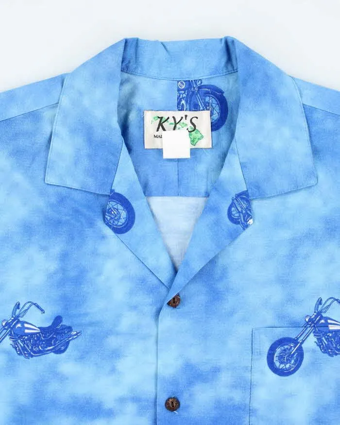 Vintage Ky's Motorbike Hawaiian Shirt - L sold by Rokit product image thumbnail 3