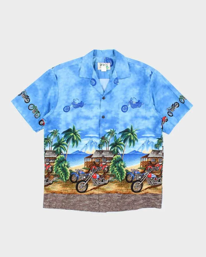 Vintage Ky's Motorbike Hawaiian Shirt - L sold by Rokit