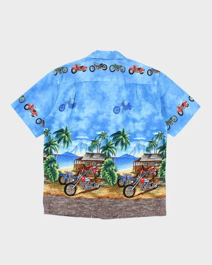 Vintage Ky's Motorbike Hawaiian Shirt - L sold by Rokit product image thumbnail 2