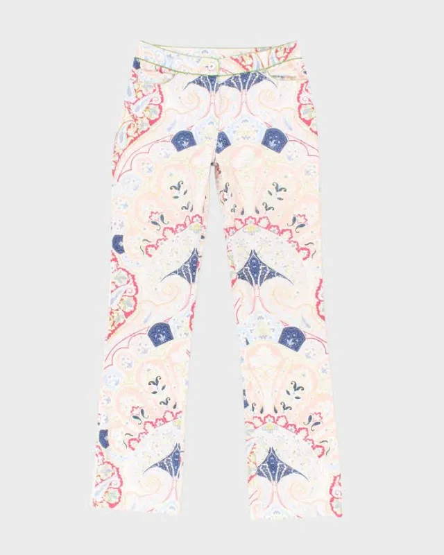 Vintage 90s Marley's Jeans Paisley Pattern Trousers - W28 L31 sold by Rokit