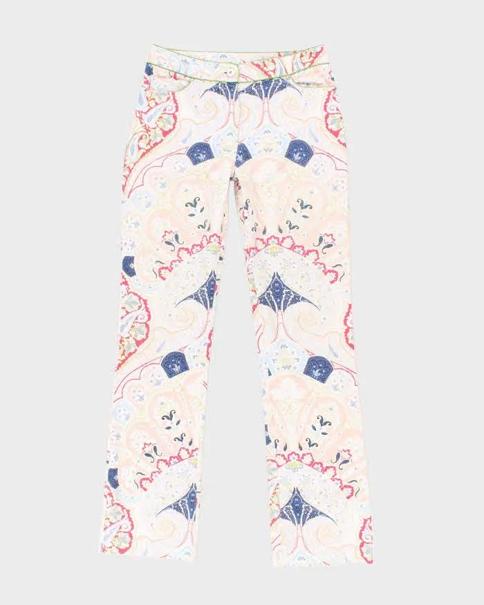 Vintage 90s Marley's Jeans Paisley Pattern Trousers - W28 L31 sold by Rokit