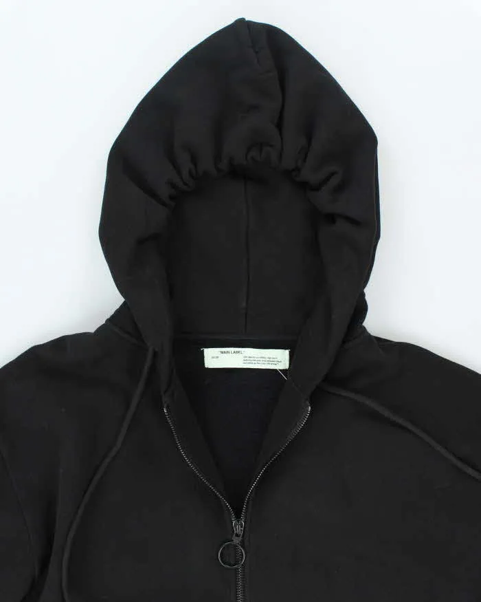 Off White "Main Label" Graphic Print Zip Up Hoodie - XS sold by Rokit product image thumbnail 3