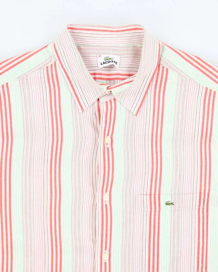 Vintage Lacoste Striped Long Sleeve Shirt - L sold by Rokit product image thumbnail 3