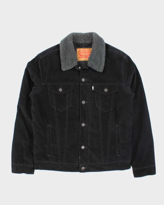 Vintage 00s Levi's Sherpa Corduroy Jacket - M made by Levi's