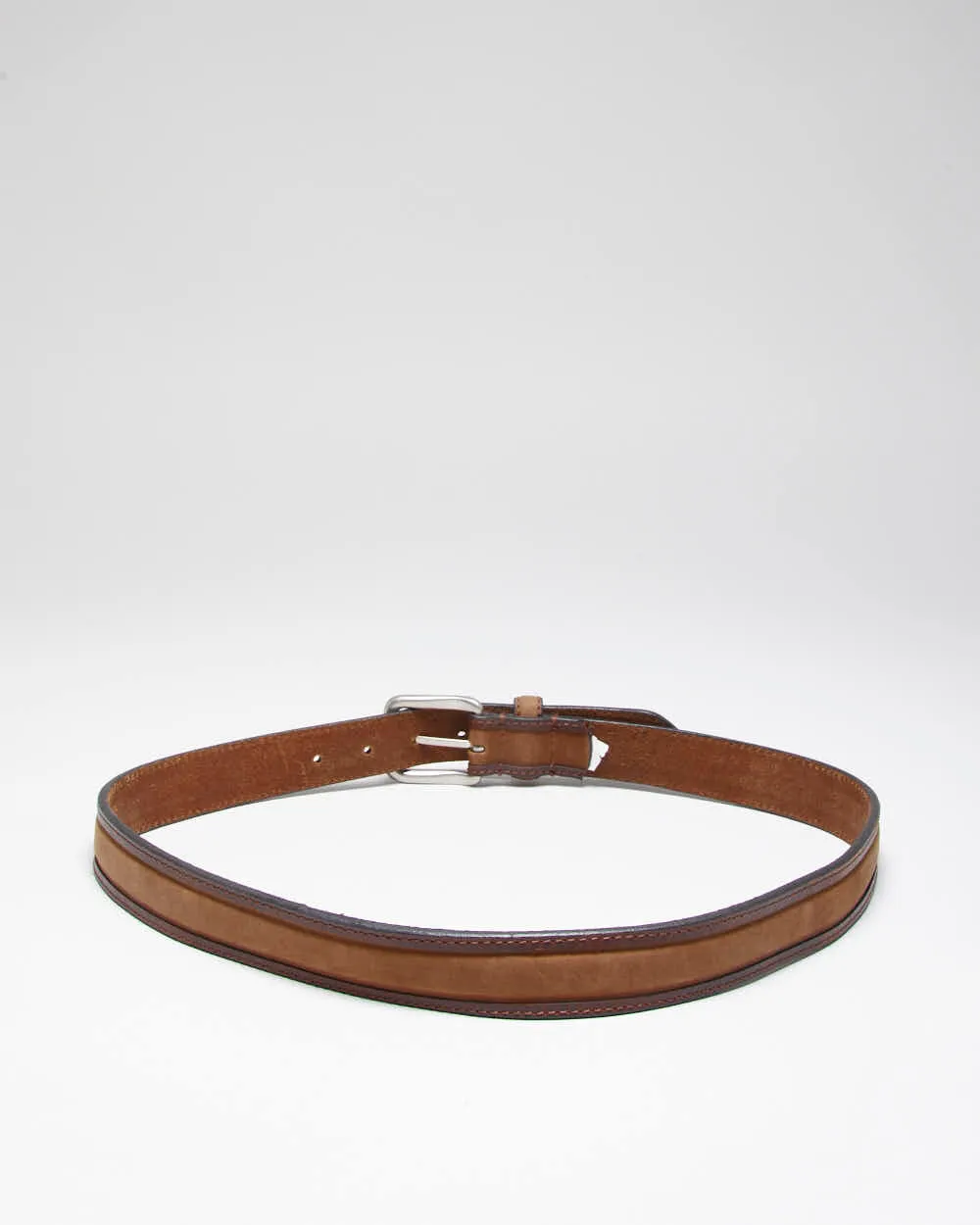 Vintage Columbia Brown Leather Belt - W34-W38 sold by Rokit product image thumbnail 5
