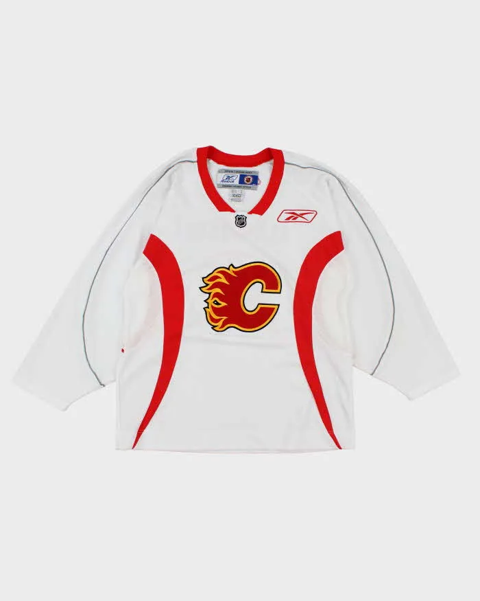 Vintage 2000's Reebok Calgary Flames NHL Hockey Jersey - M sold by Rokit