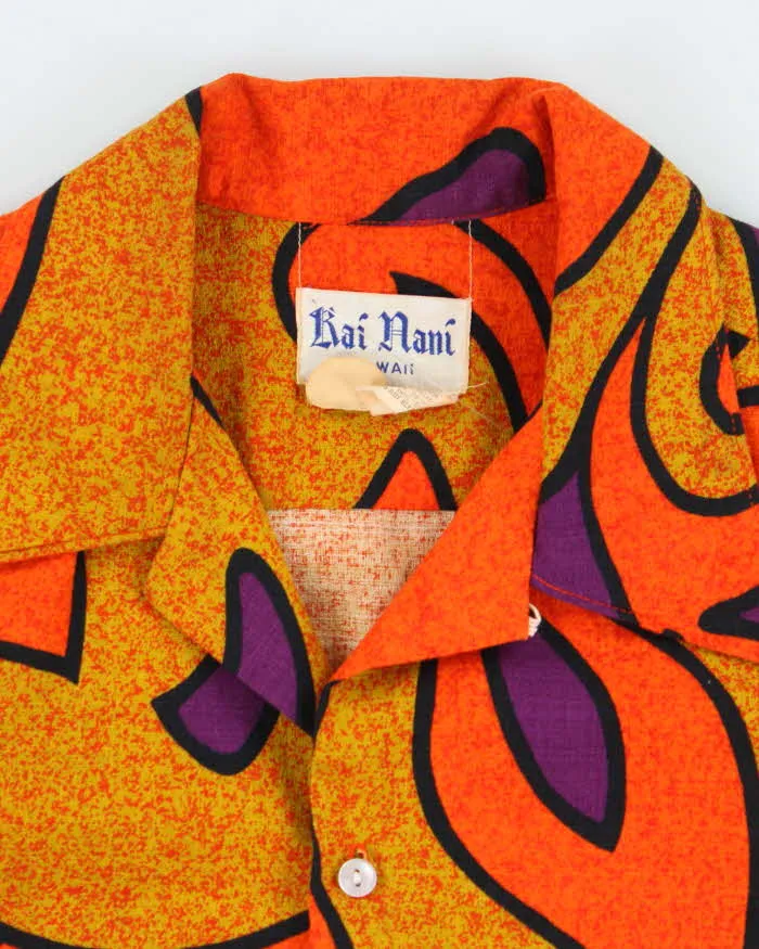Vintage 70s Kai Nani Hawaiian Shirt - L sold by Rokit product image thumbnail 5