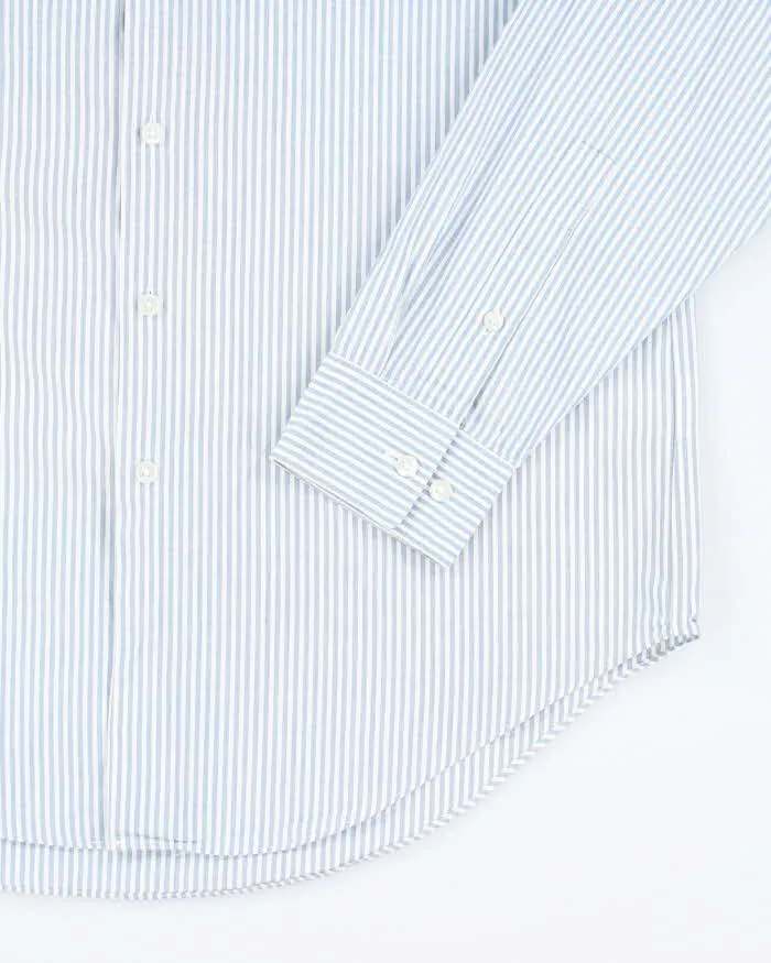 Vintage Y2K DKNY Striped Button Up Shirt - M sold by Rokit product image thumbnail 4