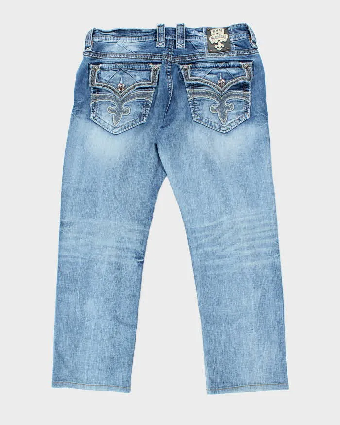 Vintage Y2K Rock & Revival Gothic Relaxed Fit Jeans - W34 L29 sold by Rokit product image thumbnail 2