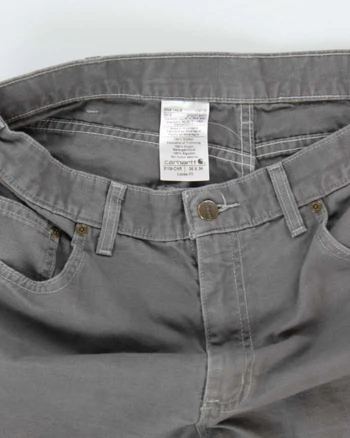 Vintage 90's Carhartt Single Knee Carpenter Trousers - W34 L32 sold by Rokit product image thumbnail 5
