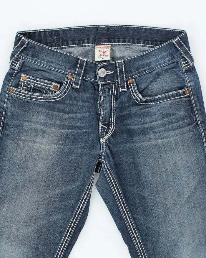 Vintage Y2K True Religion Dark Wash Straight Leg Jeans - W30 L28 sold by Rokit product image thumbnail 3