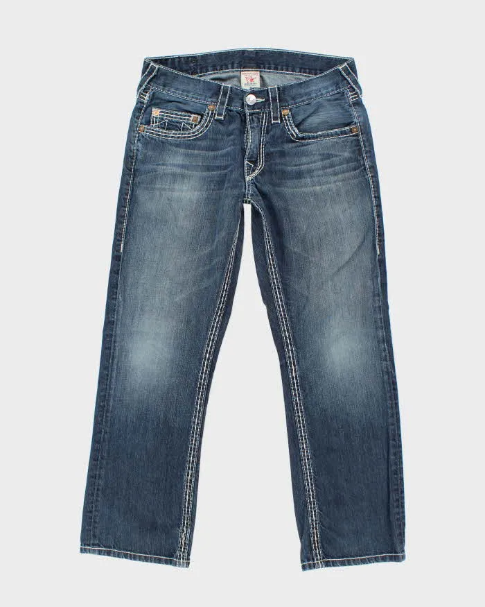 Vintage Y2K True Religion Dark Wash Straight Leg Jeans - W30 L28 sold by Rokit