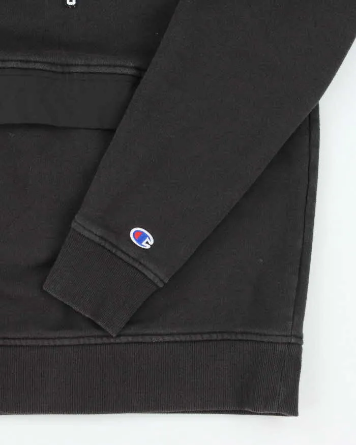 Vintage Y2K Champion Spell Out Patch Sweatshirt - S sold by Rokit product image thumbnail 4