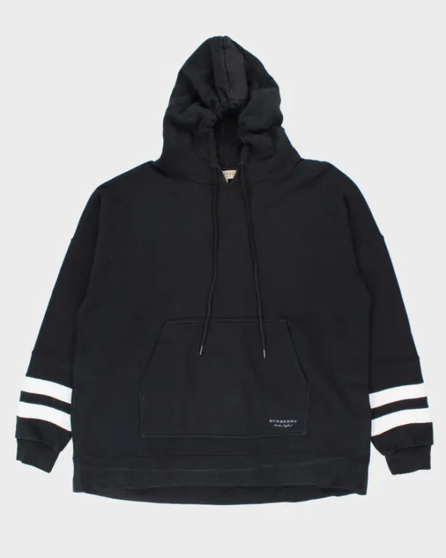 Vintage 2000's Burberry Striped Oversized Hoodie - L sold by Rokit