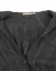 Y2k 00s Sandwich Black Blouse - M sold by Rokit