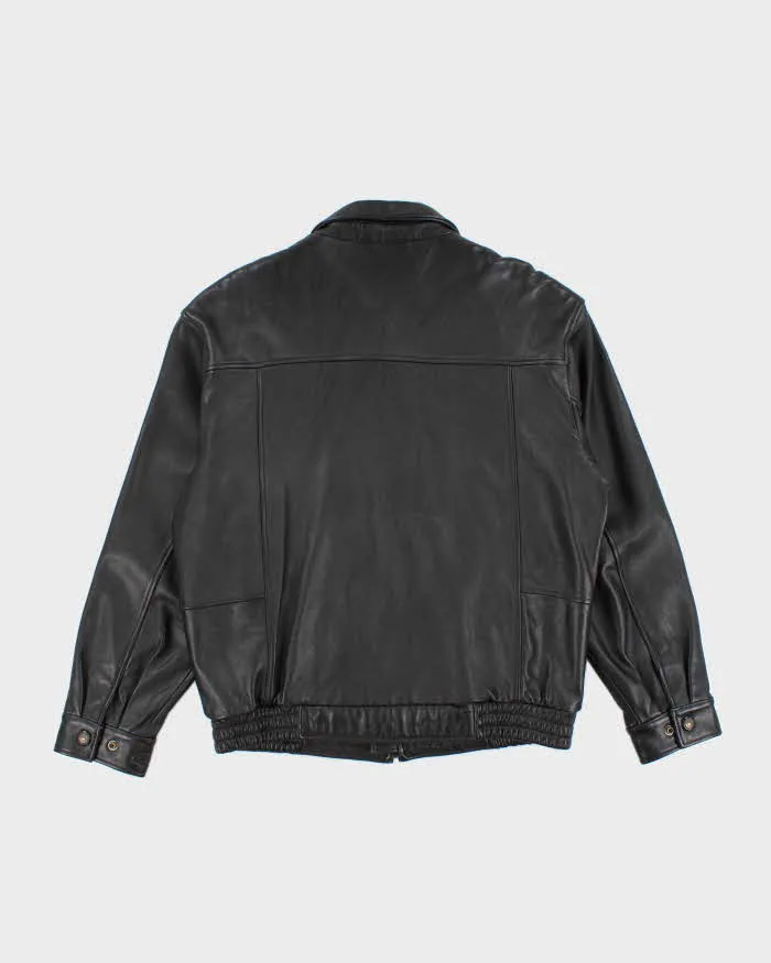 Vintage 2000's Danier Heavyweight Leather Zip Up Jacket - L sold by Rokit product image thumbnail 2