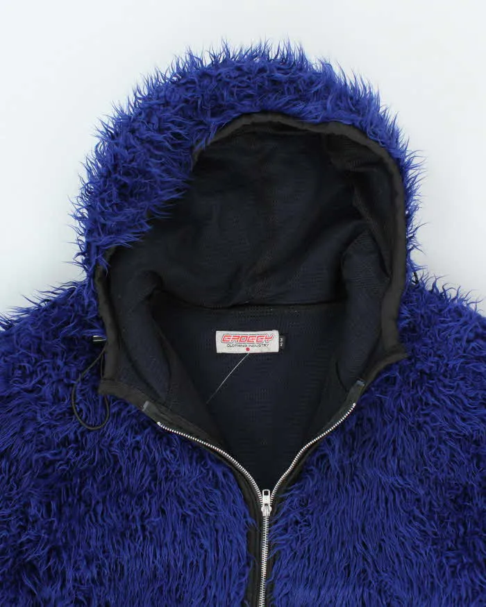 Vintage Y2K Groggy Clothing Furry Hooded Jacket - XL sold by Rokit product image thumbnail 3