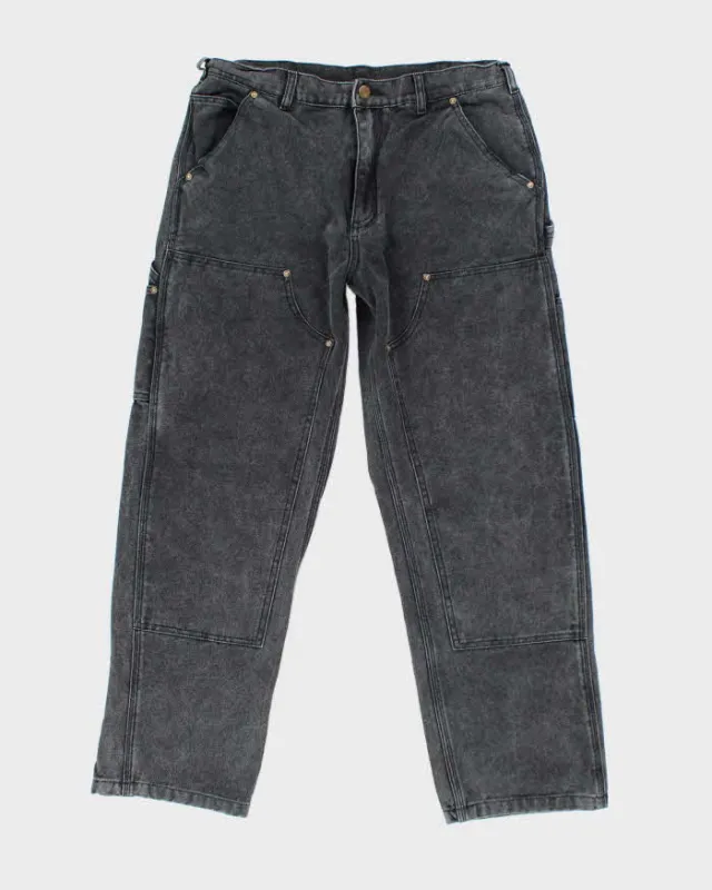 Vintage 2000's Carhartt Faded Double Knee Carpenter Trousers - W30 L28 sold by Rokit