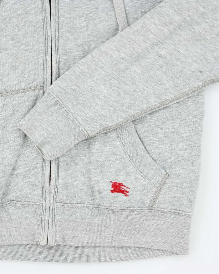 Vintage Burberry Brit Embroidered Logo Zip Up Hoodie - L sold by Rokit product image thumbnail 4