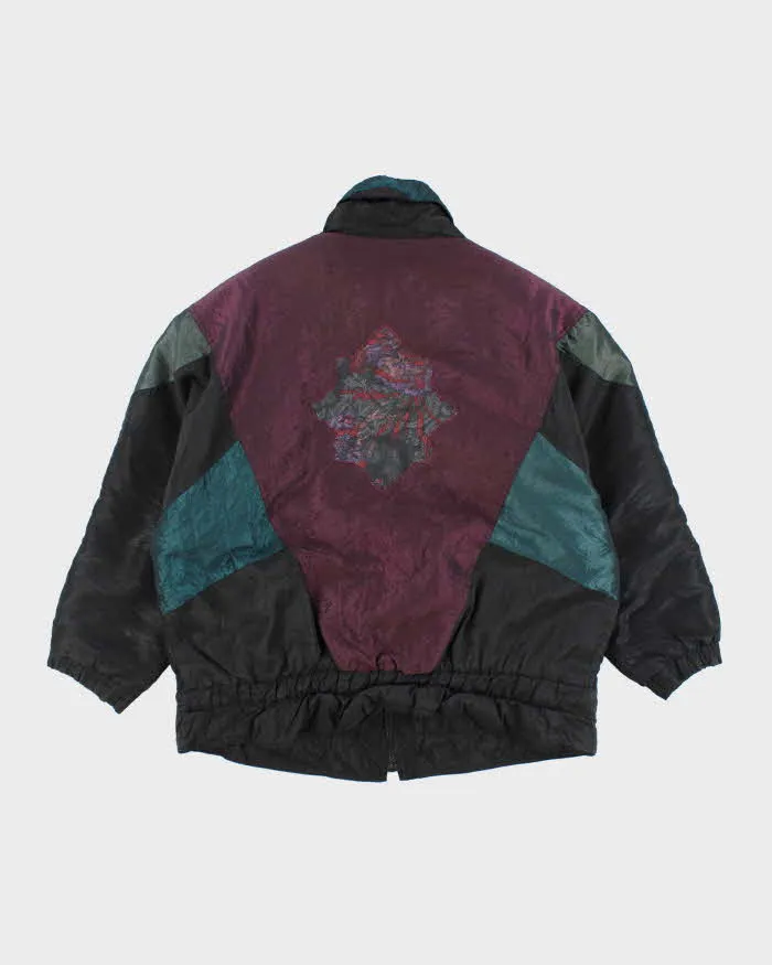 Vintage 80's Multi Patterned Lined Ski Jacket - L sold by Rokit product image thumbnail 2
