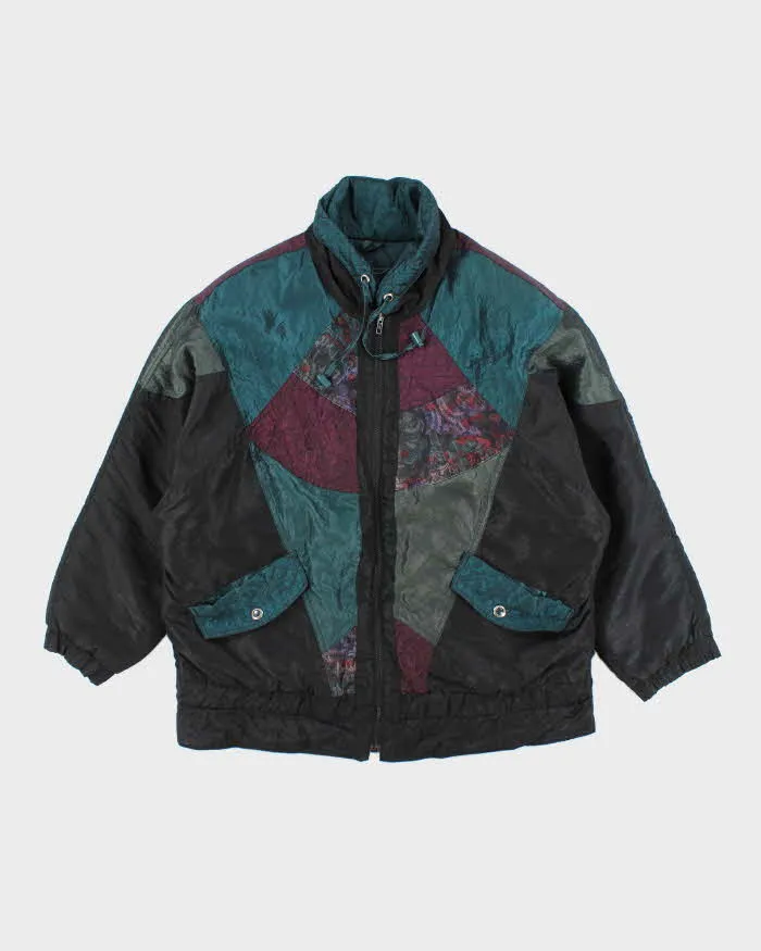 Vintage 80's Multi Patterned Lined Ski Jacket - L sold by Rokit