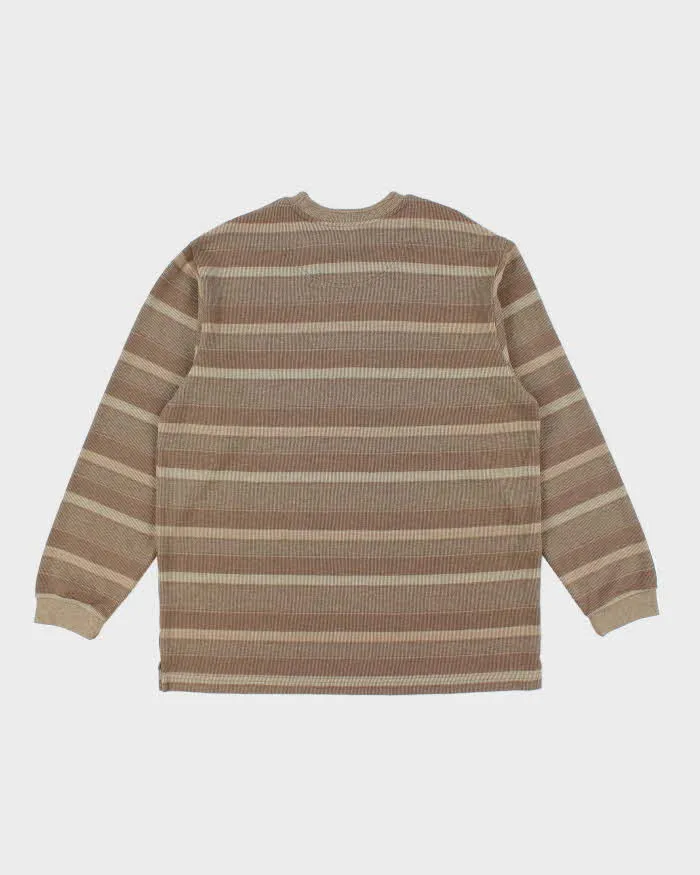 Vintage 2000's Pierre Cardin Striped Lightweight Sweatshirt - XL sold by Rokit product image thumbnail 2