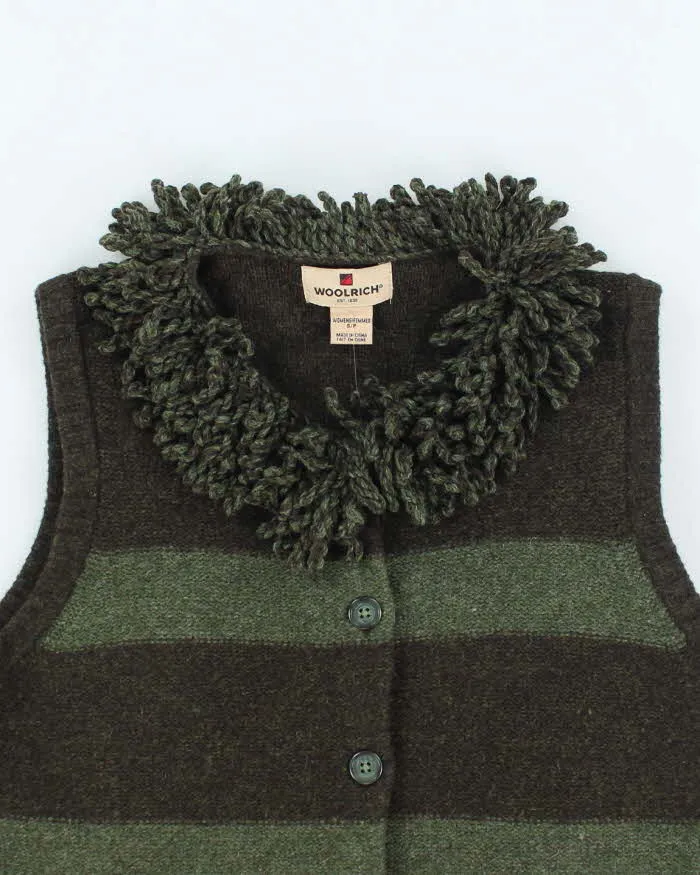 Vintage Woolrich Striped Wool Button-Up Tank Knit - S sold by Rokit product image thumbnail 3