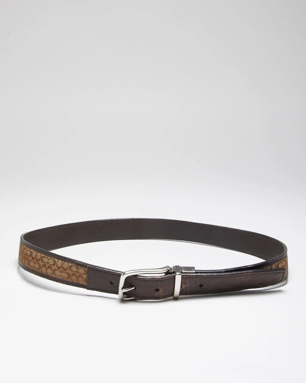Vintage Y2k 00s Coach Monogram Leather Belt - W32-W36 sold by Rokit product image thumbnail 2
