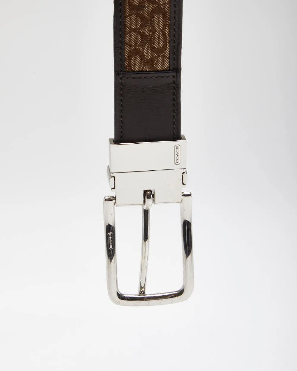 Vintage Y2k 00s Coach Monogram Leather Belt - W32-W36 sold by Rokit product image thumbnail 5