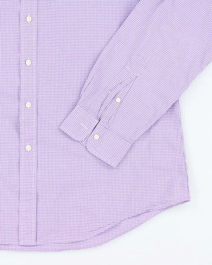 Vintage Ralph Lauren Gingham Long Sleeve Shirt - XL sold by Rokit product image thumbnail 4