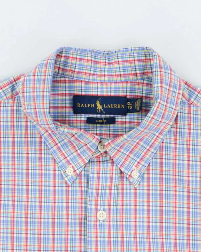 Vintage Ralph Lauren Checked Long Sleeve Shirt - XL sold by Rokit product image thumbnail 5