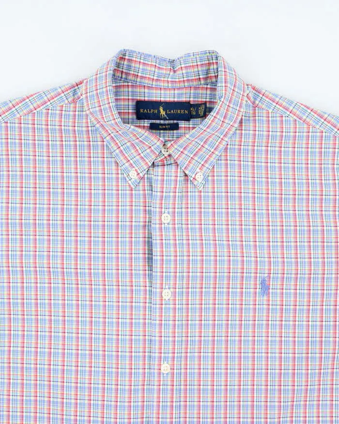 Vintage Ralph Lauren Checked Long Sleeve Shirt - XL sold by Rokit product image thumbnail 3