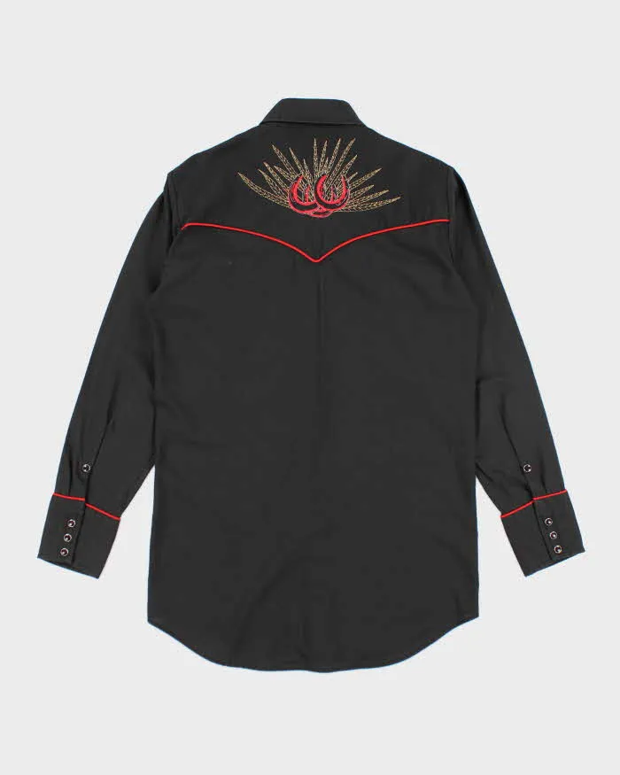 Vintage 70s MWG Horse Shoe Embroidered Western Shirt - M sold by Rokit product image thumbnail 2