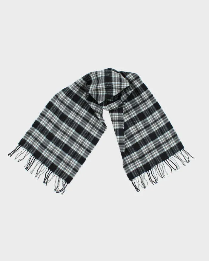 Vintage Cashmere Checked Scarf sold by Rokit