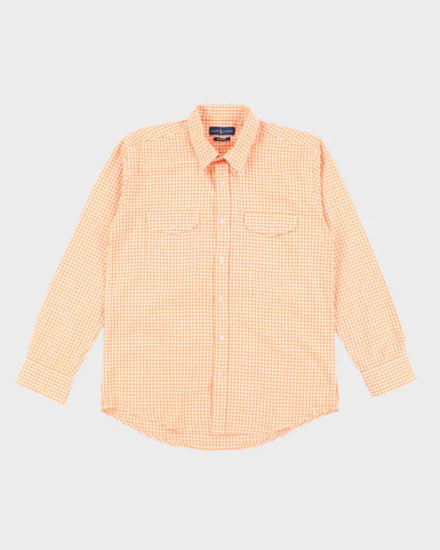 Vintage Ralph Lauren Gingham Long Sleeve Shirt - L sold by Rokit