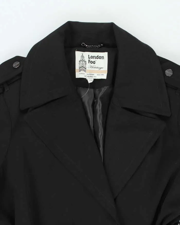Vintage London Fog Black Trench Coat - XXL sold by Rokit product image thumbnail 3