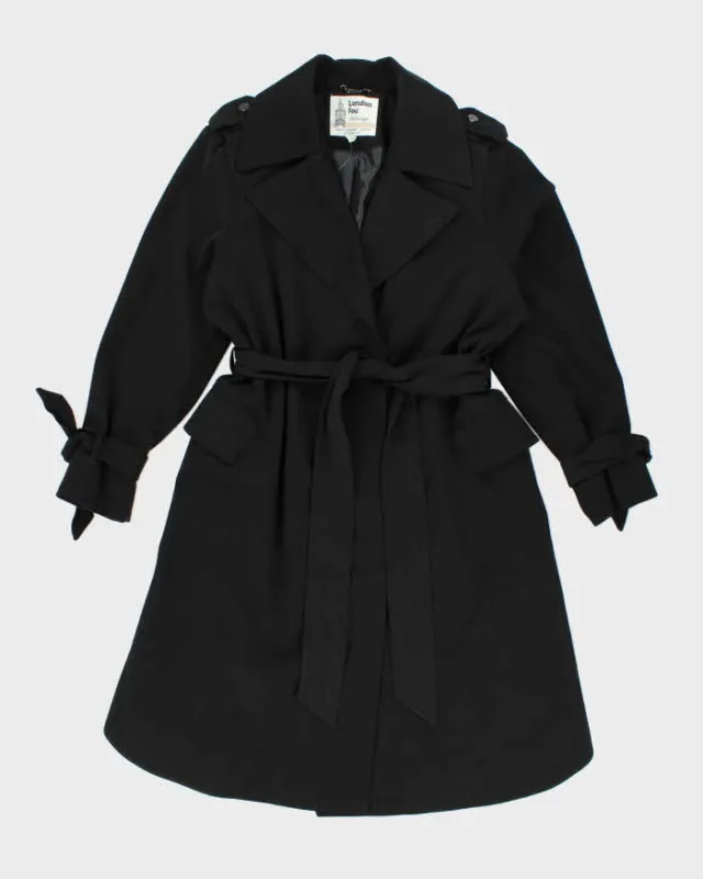 Vintage London Fog Black Trench Coat - XXL sold by Rokit