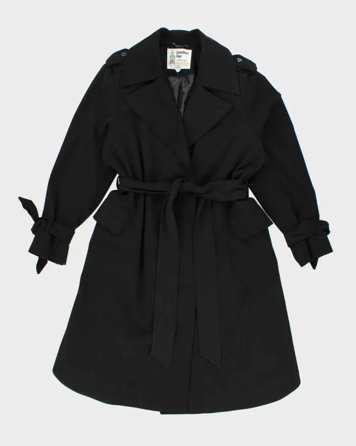Vintage London Fog Black Trench Coat - XXL sold by Rokit