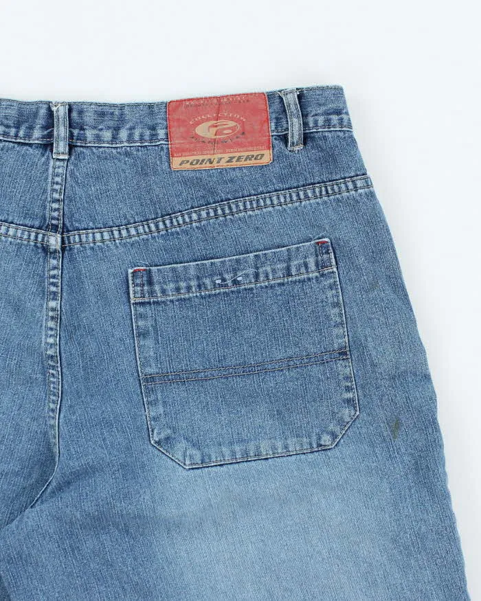 Vintage 2000's Point Zero Wide Leg Medium Wash Jeans - W36 L11 sold by Rokit product image thumbnail 4