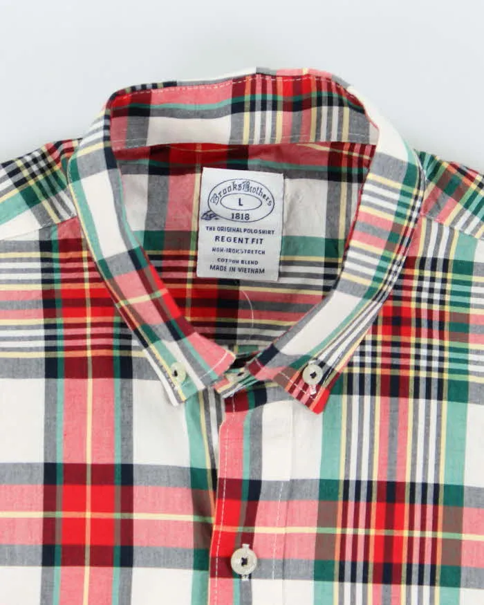 Vintage Brooks Brothers Checked Long Sleeve Shirt - L sold by Rokit product image thumbnail 5