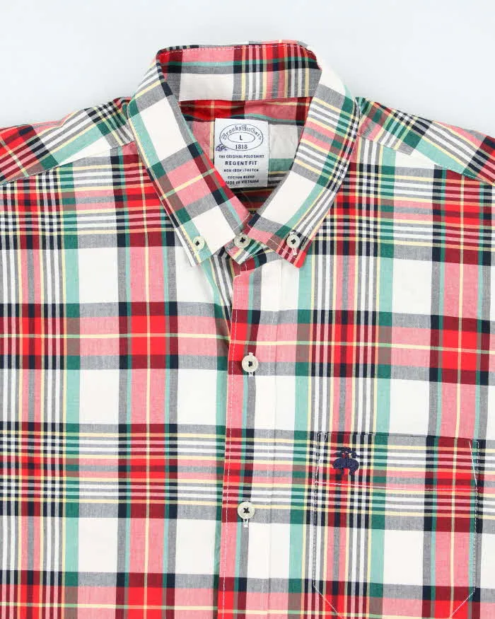 Vintage Brooks Brothers Checked Long Sleeve Shirt - L sold by Rokit product image thumbnail 3