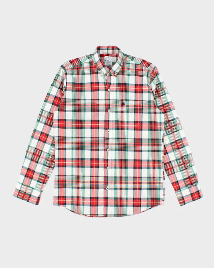 Vintage Brooks Brothers Checked Long Sleeve Shirt - L sold by Rokit