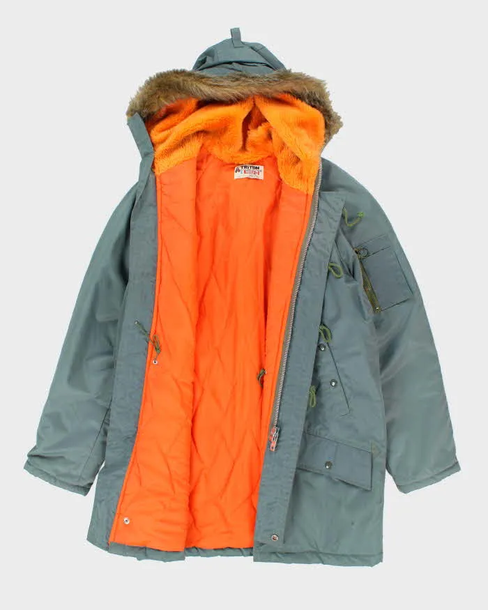 Vintage 90's Triton Insulated Hooded Military Style Parka Jacket - M sold by Rokit product image thumbnail 5